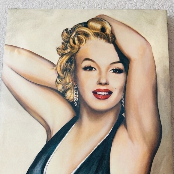 Beautiful Unique Vintage Marilyn Monroe Canvas Print Wall Art Decor - Picture 4 of 5